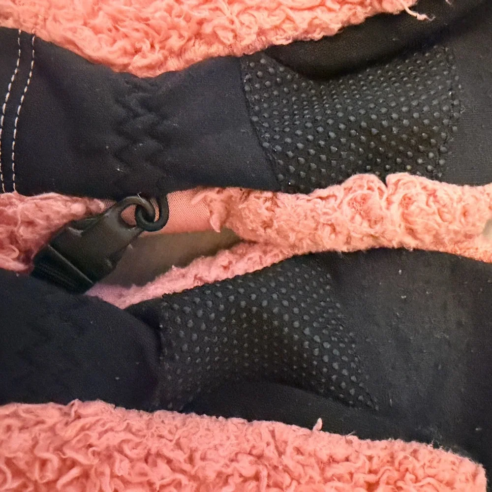 The North Face Fuzzy Pink Kids Mittens